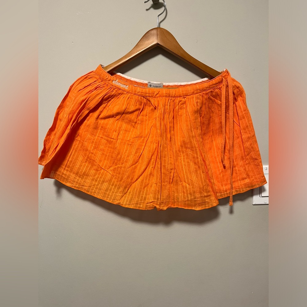 Element orang cotton mini skirt size S
